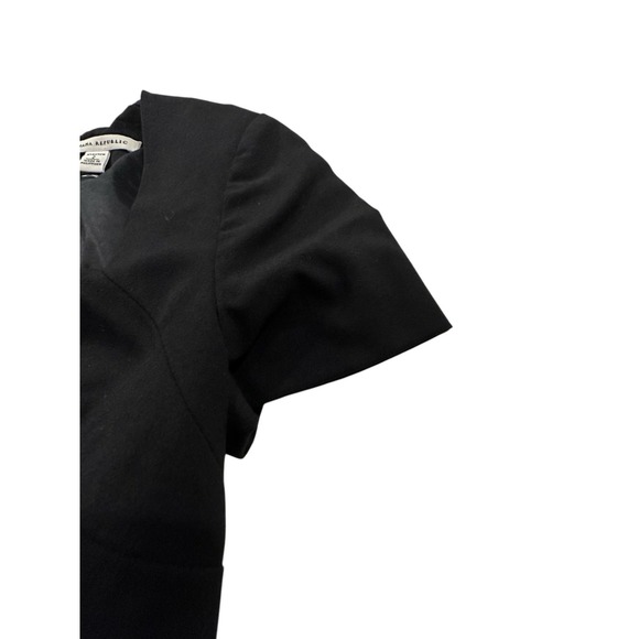 Banana Republic Dress Womens Size 2 Black Sleeveless Round Neck Back Zip EUC‎ - Picture 5 of 11